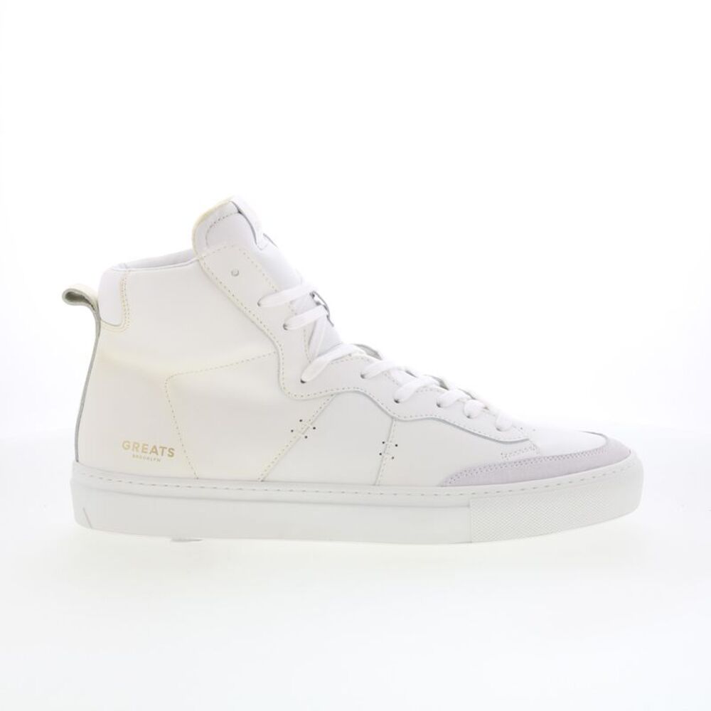 Greats Mens Royale Hightop 2.0 Beige Shoes (NWT)